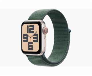 Apple Watch SE Cell/40mm/Starlight/Sport Band/Lake Green