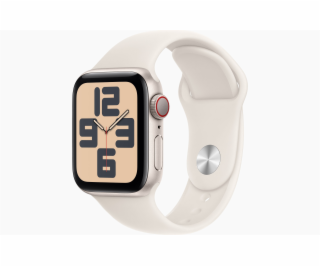 Apple Watch SE Cell/44mm/Starlight/Sport Band/Starlight/-S/M