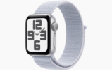 Apple Watch SE/44mm/Silver/Sport Band/Blue Cloud
