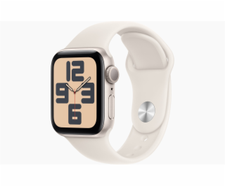 Apple Watch SE/44mm/Starlight/Sport Band/Starlight/-M/L