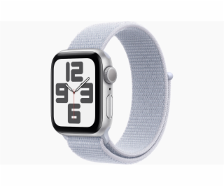 Apple Watch SE/40mm/Silver/Sport Band/Blue Cloud
