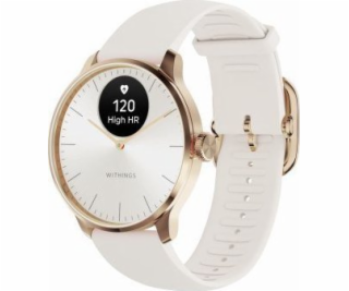 Hodinky Withings Withings ScanWatch Light, růžové zlato bílé