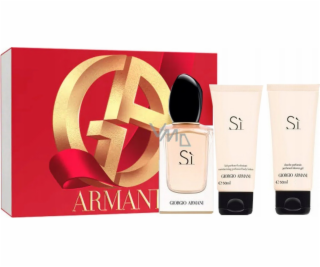 ARMANI SET (SI (W) EDP/S 50ML + TĚLOVÉ MLÉKO 50ML + SPRCH...