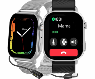 Chytré hodinky Gravity Watch SMARTWATCH GT15-9 SR/SR/BK