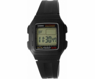 Casio Pánské hodinky F-201WA-1ADF 10 barů Na plavání