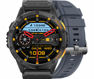 Pánské hodinky SMARTWATCH GRAVITY GT24-1 BK/BK/BK