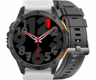 Pánské hodinky SMARTWATCH GRAVITY GT24-2 BK/BK/WH