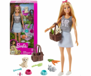 Mattel Panenka Barbie od se zvířátky (FPR48)