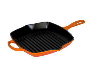 Le Creuset Grill Pan Cast Iron Square Oven Red 26 cm