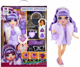 MGA Rainbow High Creative Crystals Violet (121404-EUC)