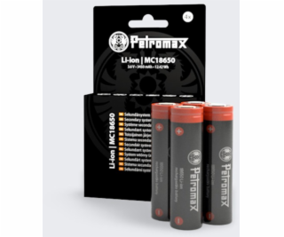 NoName Baterie Petromax 18650, 4 ks, černé