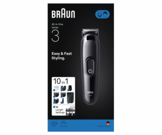 Zastrihávač vlasov a fúzov Braun 3 AIO3560