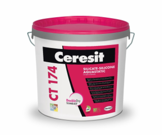 Silikátovo-silikónová omietka „Ceresit“ CT174 1,50 mm, 25 kg