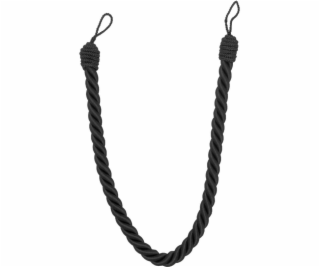 Šnúra na záclony Luance COT, 1,6 cm, antracitová