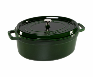 Staub La Cocotte 33cm oval, Basil green, Cast Iron