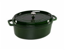 Staub La Cocotte 33cm oval, Basil green, Cast Iron