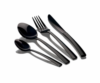 Sada příborů 24 ks nerez mirror Black Collection BH-3080