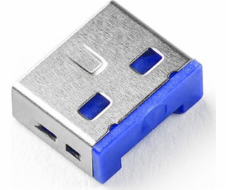 Smartkeeper  Basic USB-A Port Blocker dunkelblau 6 Stk.+Key