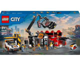 LEGO 60472 Městský haraburdí s auty, stavební hračky