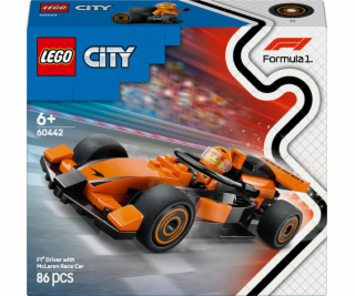 LEGO 60442 City Závodní jezdec F1 se závodním autem McLar...