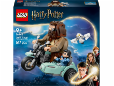 Stavebnice LEGO 76443 Harry Potter Hagrid a Harryho jízda na motorce