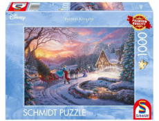Schmidt Spiele Thomas Kinkade Studios: Kolekce Disney Dreams – Popelka přináší domů strom, Puzzle