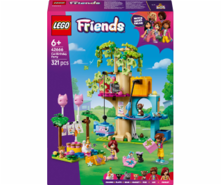 LEGO FRIENDS 42666 Kočičí narozeninová oslava a dům na st...