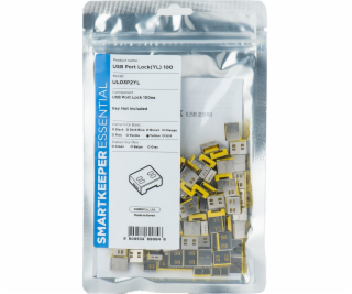 SmartKeeper Basic USB-A Port Blocker gelb 100 Stk.