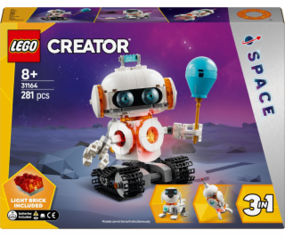 Stavebnice vesmírného robota LEGO 31164 Creator 3 v 1
