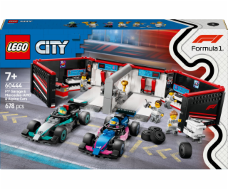 LEGO 60444 City garáž F1 se závodními auty Mercedes-AMG a...