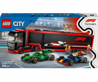 LEGO 60445 City F1 Transporter se závodními auty RB20 a A...