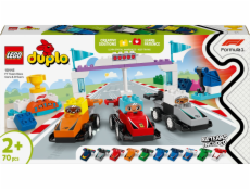 LEGO 10445 DUPLO F1 Team závodní auta se závodníky, stavebnice