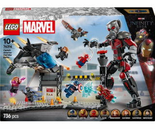 Stavebnice LEGO 76314 Marvel Super Heroes Captain America...