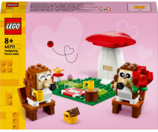 LEGO 40711 Ikonický ježek a její rande na piknik, stavebnice