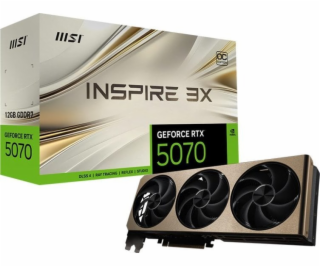 MSI GeForce RTX 5070 12G INSPIRE 3X OC, grafická karta