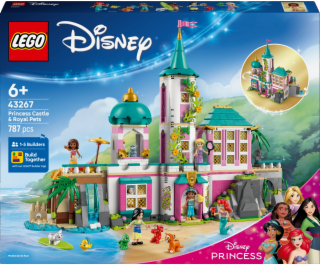 LEGO 43267 Disney Princess Prinzessinnenschloss mit Haust...