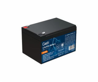 Baterie LiFePO4 12,8V 12Ah GETI GBL-12-12