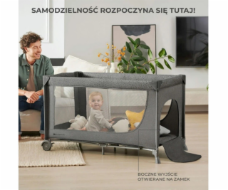 Kinderkraft Joy 2 cestovní postýlka béžová