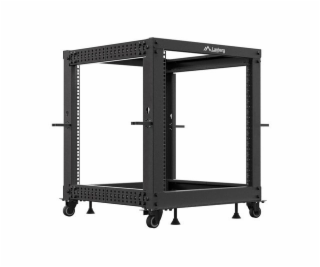 Lanberg Otevřený rack 19  12U 600x600-1100 nastavitelný č...