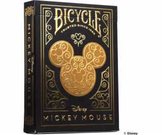 Bicycle Černo-zlaté karty Mickeyho