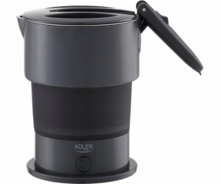 Adler AD 1377 Sivá silikónová kanvica 0,6 l ? turista