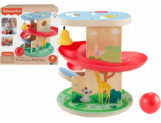 Mattel Dřevěný domeček s koulemi FP HXT92 WB1