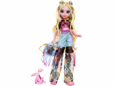 Mattel Barbie Monster High Lagoona Modrá panenka + mazlíček (HXH75)