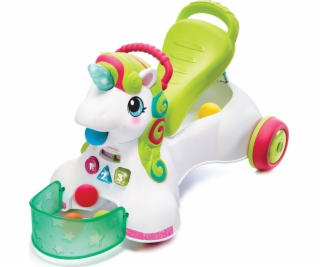Pojízdné, odstrkovadlo 3v1 - Jednorožec