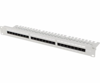 Lanberg Patch panel 24 portů 1U 19  Cat.6A UTP s organizé...