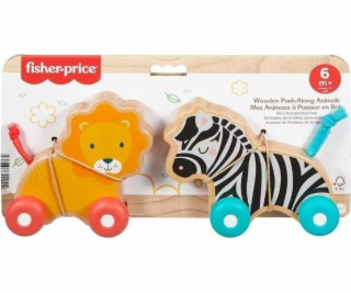 Fisher Price Dřevěná zvířátka na odpalování EDUKAMP