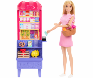 Mattel Nákupní panenka Barbie Malibu JCT05 stánek