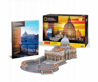 Cubicfun KOSTKOVÉ ZÁBAVNÉ 3D PUZZLE NATIONAL GEOGRAPHIC S...