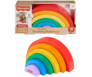Fisher Price Dřevěná duha na stohování