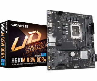 Gigabyte H610 D3W DDR4, Intel H610, LGA1700, 2xDDR4, mATX